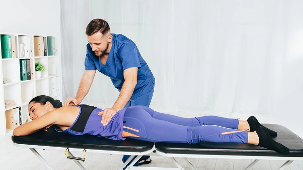 Sedinta de fizioterapie